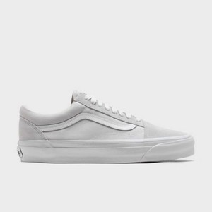 Vans old skool leather grey new arrivals